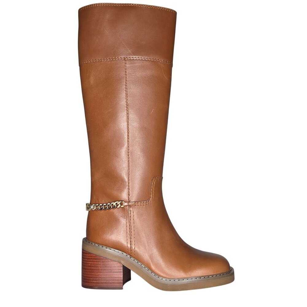 Michael Kors Carlisle Knee High Leather Boots, Size: 6.5